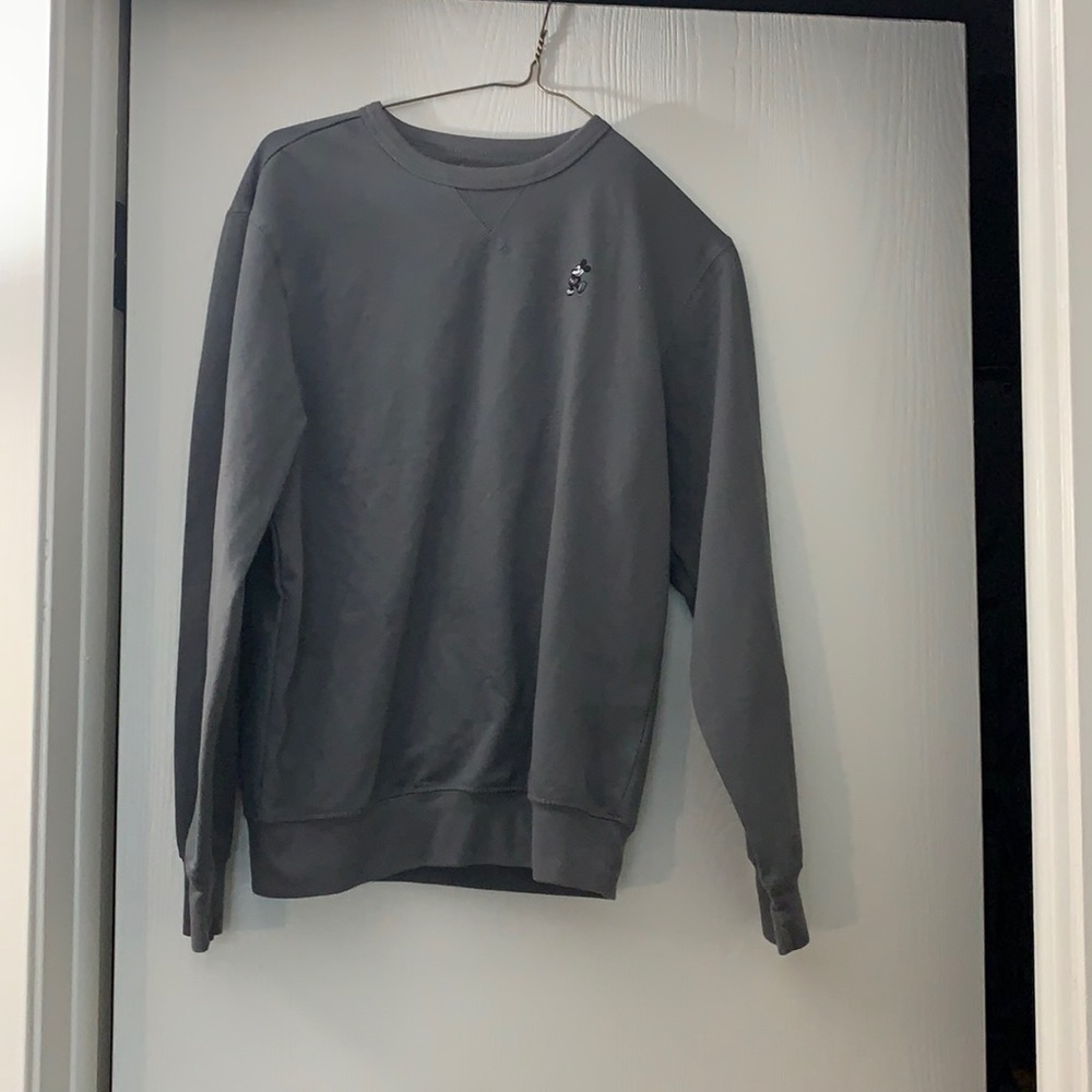 Grey Mickey Mouse Pullover